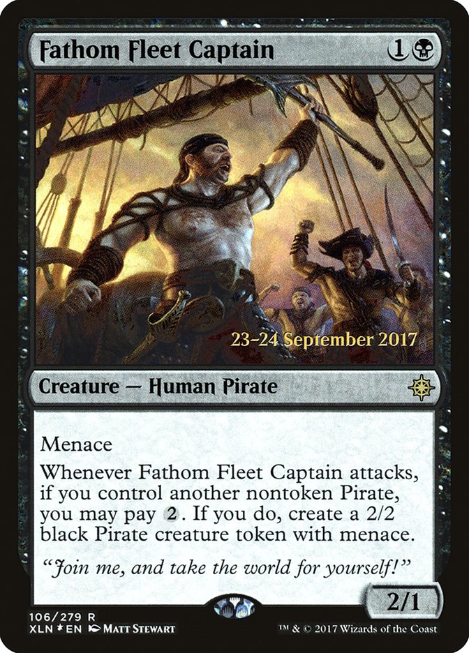 Fathom Fleet Captain (106) [Ixalan Prerelease Promos] | Odin's Place