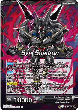 Syn Shenron // Syn Shenron, Resonance of Shadow (BT14-121) [Cross Spirits] | Odin's Place
