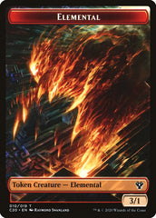Angel // Elemental (010) Double-Sided Token [Commander 2020 Tokens] | Odin's Place