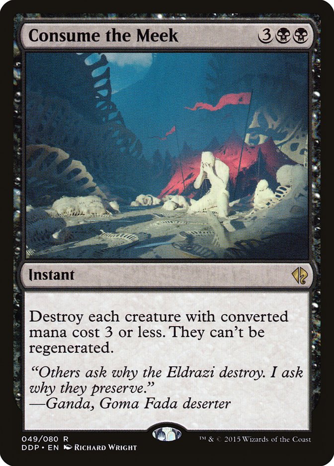 Consume the Meek (49) [Duel Decks: Zendikar vs. Eldrazi] | Odin's Place