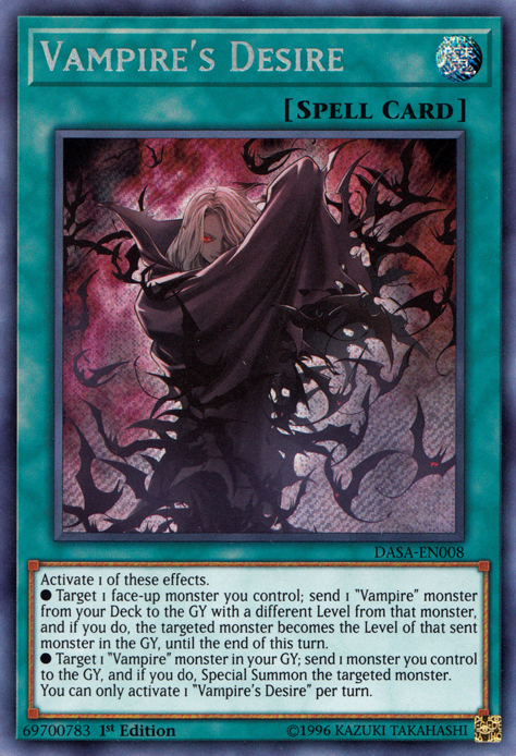 Vampire's Desire [DASA-EN008] Secret Rare | Odin's Place
