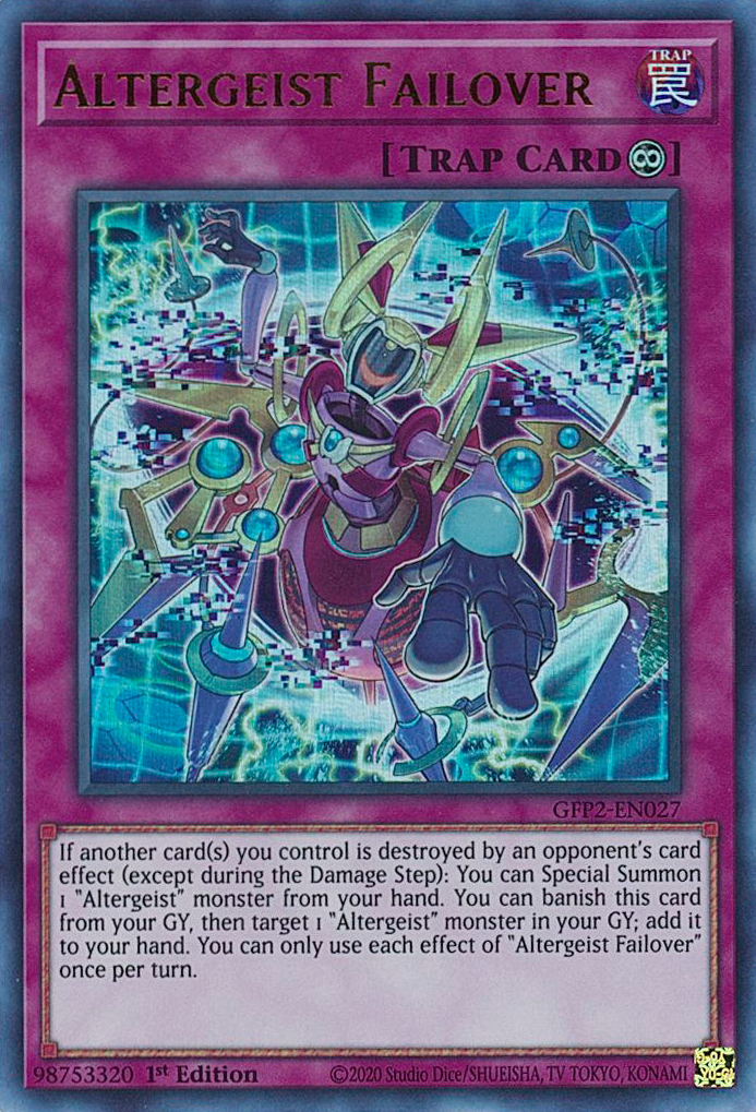Altergeist Failover [GFP2-EN027] Ultra Rare | Odin's Place