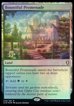 Bountiful Promenade [Commander Legends: Battle for Baldur's Gate Prerelease Promos] | Odin's Place