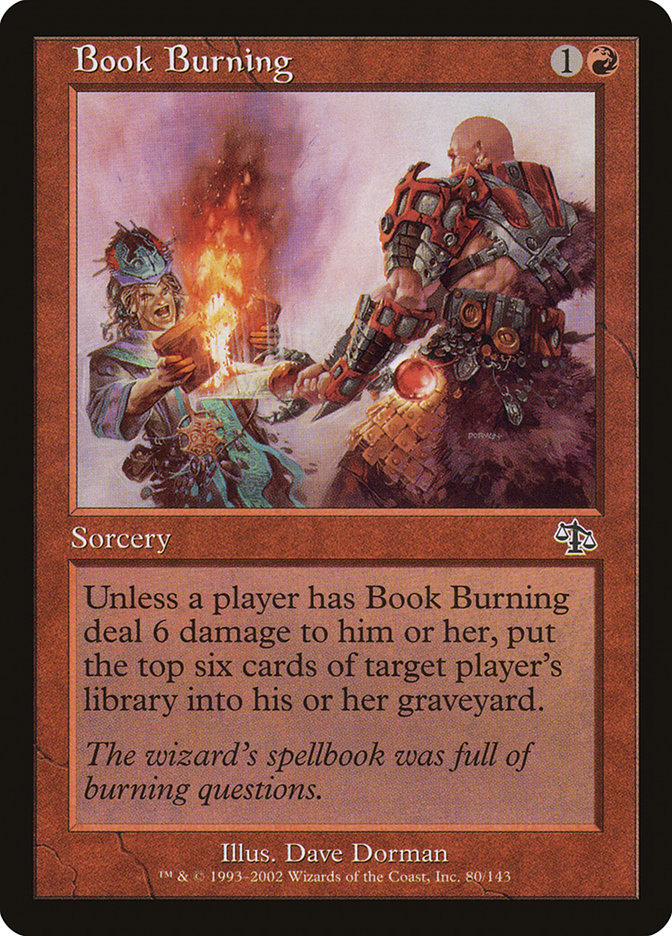 Book Burning (80) [Judgment] | Odin's Place