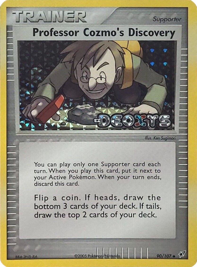 Professor Cozmo's Discovery (90/107) (Stamped) [EX: Deoxys] | Odin's Place