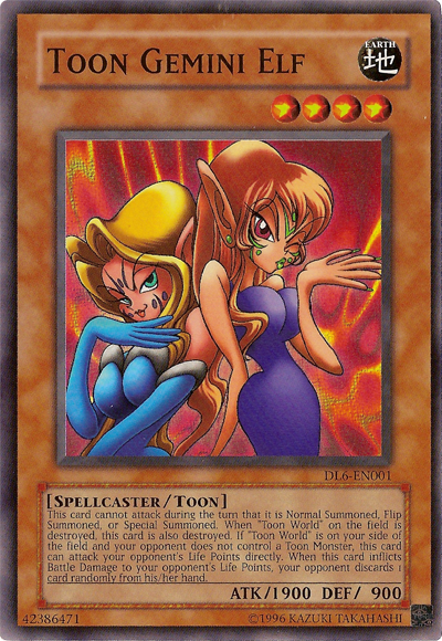 Toon Gemini Elf [DL6-EN001] Super Rare | Odin's Place
