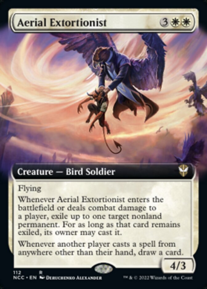 Aerial Extortionist (Extended Art) [Streets of New Capenna Commander] | Odin's Place