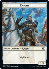 Drake // Knight Double-Sided Token [Double Masters 2022 Tokens] | Odin's Place