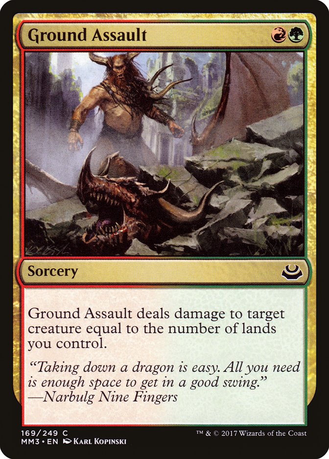 Ground Assault (169) [Modern Masters 2017] | Odin's Place