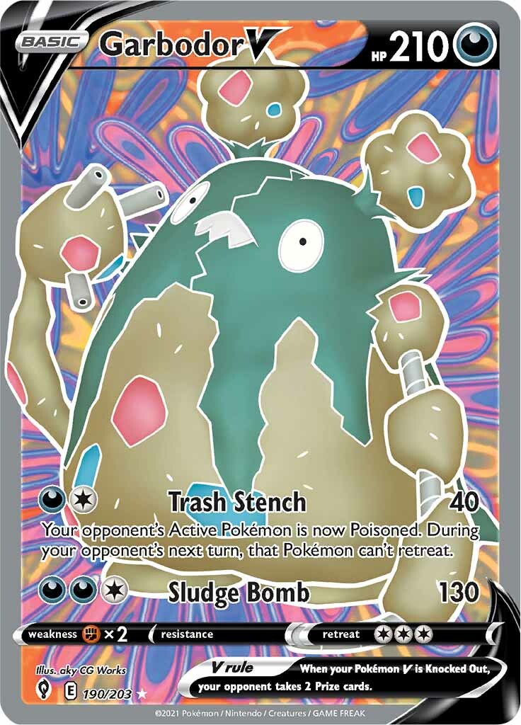 Garbodor V (190/203) [Sword & Shield: Evolving Skies] | Odin's Place