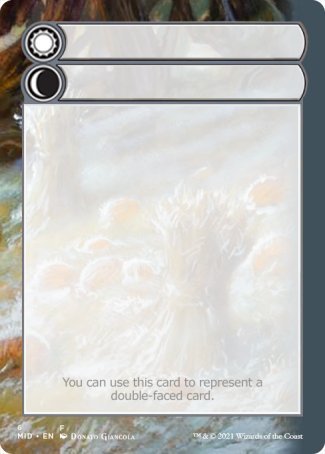 Helper Card (6/9) [Innistrad: Midnight Hunt Tokens] | Odin's Place