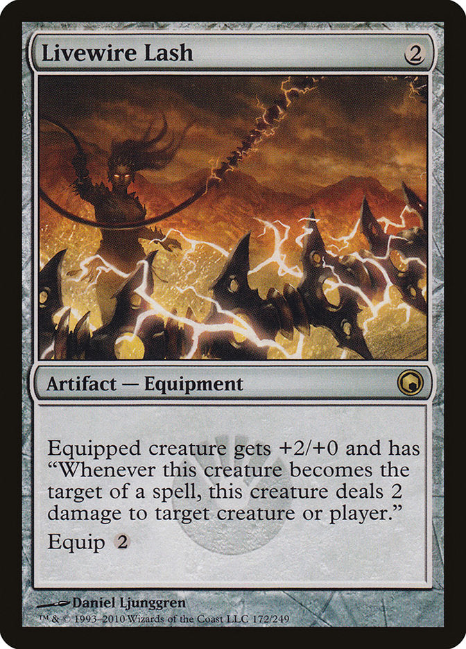Livewire Lash (172) [Scars of Mirrodin] | Odin's Place