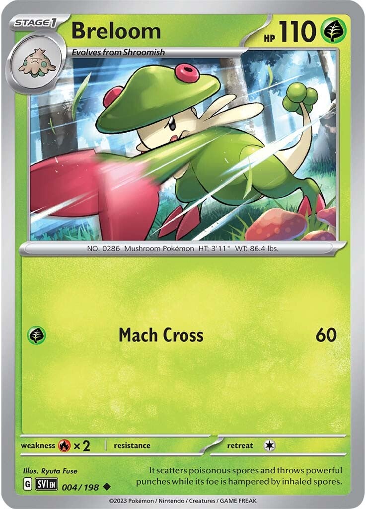 Breloom (004/198) [Scarlet & Violet: Base Set] | Odin's Place