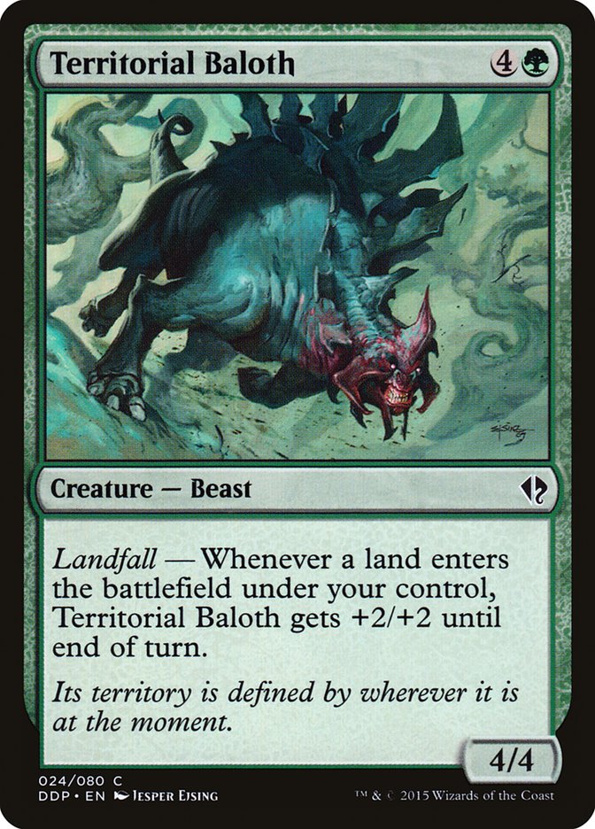 Territorial Baloth (24) [Duel Decks: Zendikar vs. Eldrazi] | Odin's Place