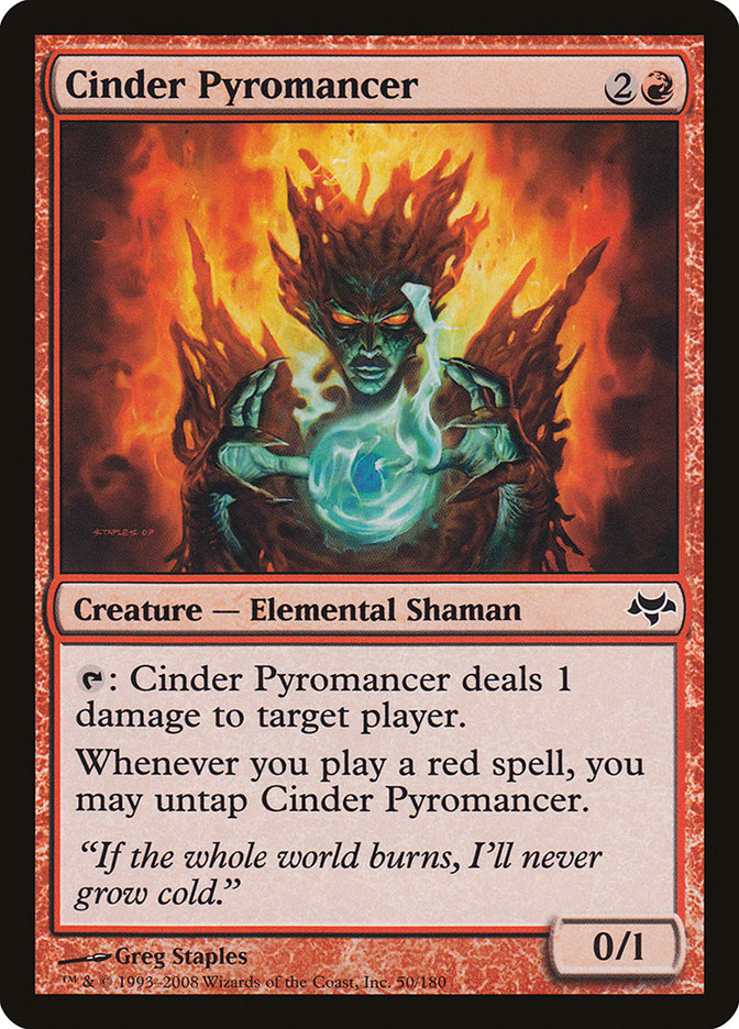 Cinder Pyromancer (50) [Eventide] | Odin's Place