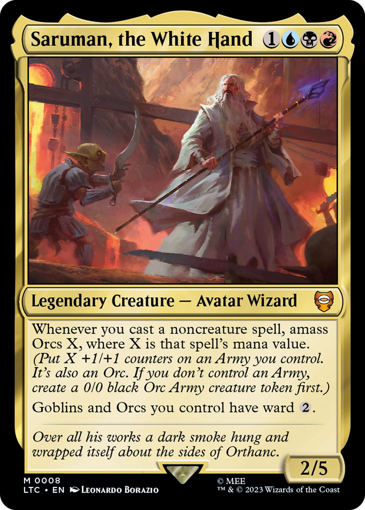 Saruman, the White Hand [The Lord of the Rings: Tales of Middle-Earth Commander] | Odin's Place