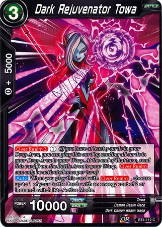 Dark Rejuvenator Towa (BT4-112) [Colossal Warfare] | Odin's Place
