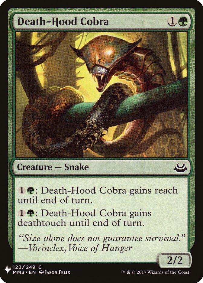 Death-Hood Cobra [Mystery Booster] | Odin's Place