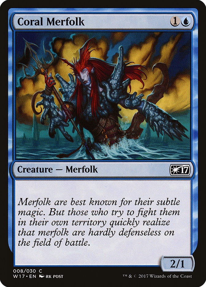 Coral Merfolk (8) [Welcome Deck 2017] | Odin's Place