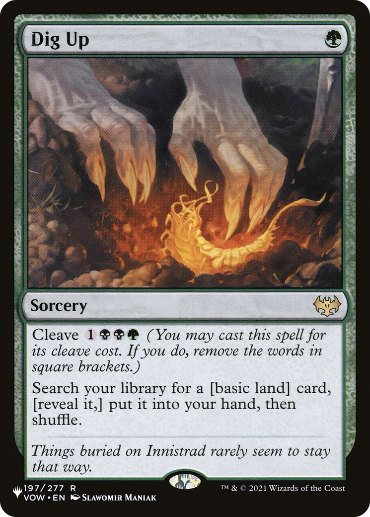 Dig Up [The List] | Odin's Place