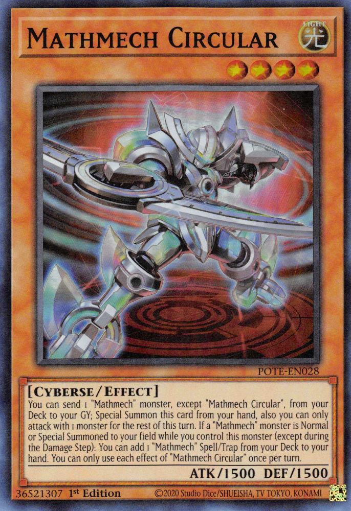 Mathmech Circular [POTE-EN028] Super Rare | Odin's Place