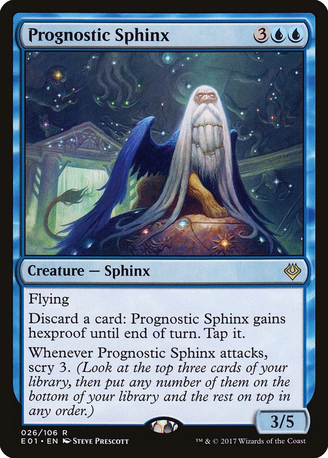 Prognostic Sphinx (26) [Archenemy: Nicol Bolas] | Odin's Place