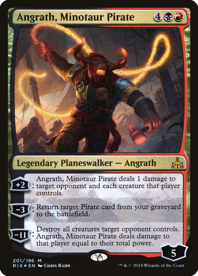 Angrath, Minotaur Pirate (201) [Rivals of Ixalan] | Odin's Place