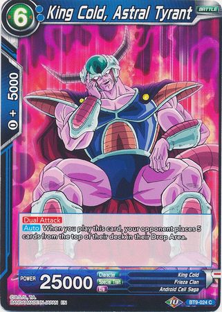 King Cold, Astral Tyrant (BT9-024) [Universal Onslaught] | Odin's Place