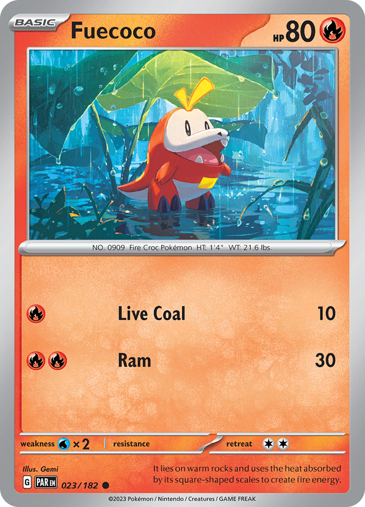Fuecoco (023/182) [Scarlet & Violet: Paradox Rift] | Odin's Place