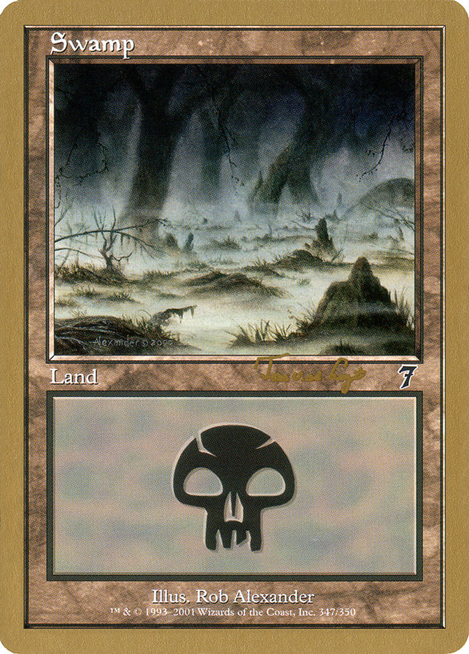 Swamp (tvdl347) (Tom van de Logt) [World Championship Decks 2001] | Odin's Place