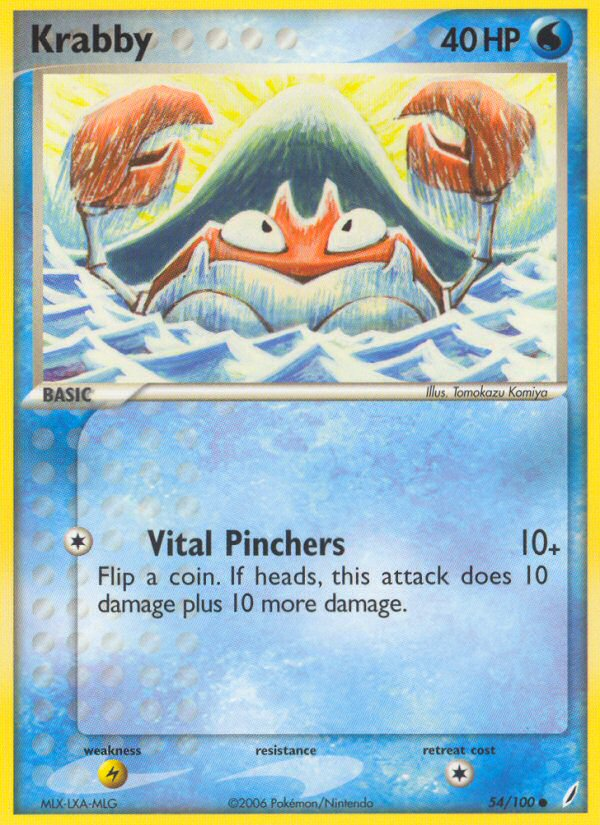 Krabby (54/100) [EX: Crystal Guardians] | Odin's Place