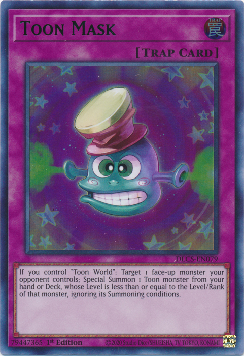 Toon Mask (Purple) [DLCS-EN079] Ultra Rare | Odin's Place