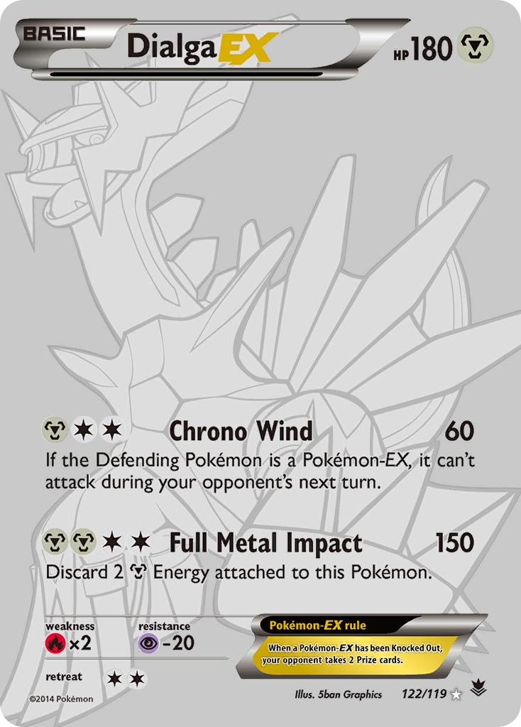 Dialga EX (122/119) [XY: Phantom Forces] | Odin's Place