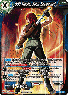 SSG Trunks, Spirit Empowered (P-361) [Promotion Cards] | Odin's Place