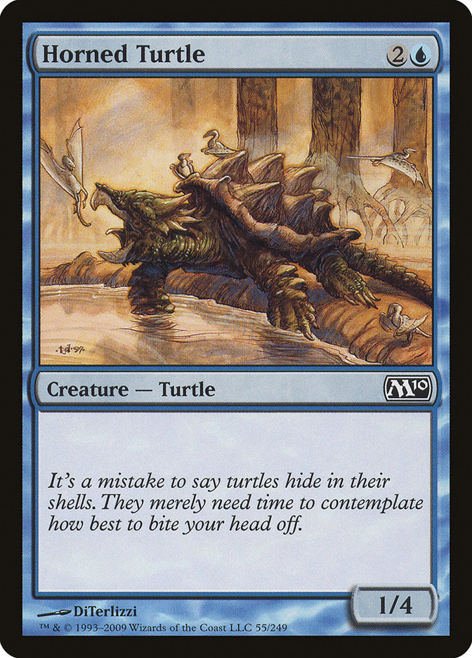 Horned Turtle (55) [Magic 2010] | Odin's Place