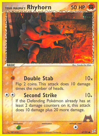 Team Magma's Rhyhorn (67/95) [EX: Team Magma vs Team Aqua] | Odin's Place