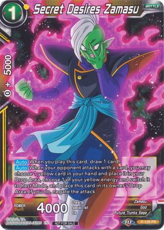 Secret Desires Zamasu (Shop Tournament: Assault of Saiyans) (P-129) [Promotion Cards] | Odin's Place