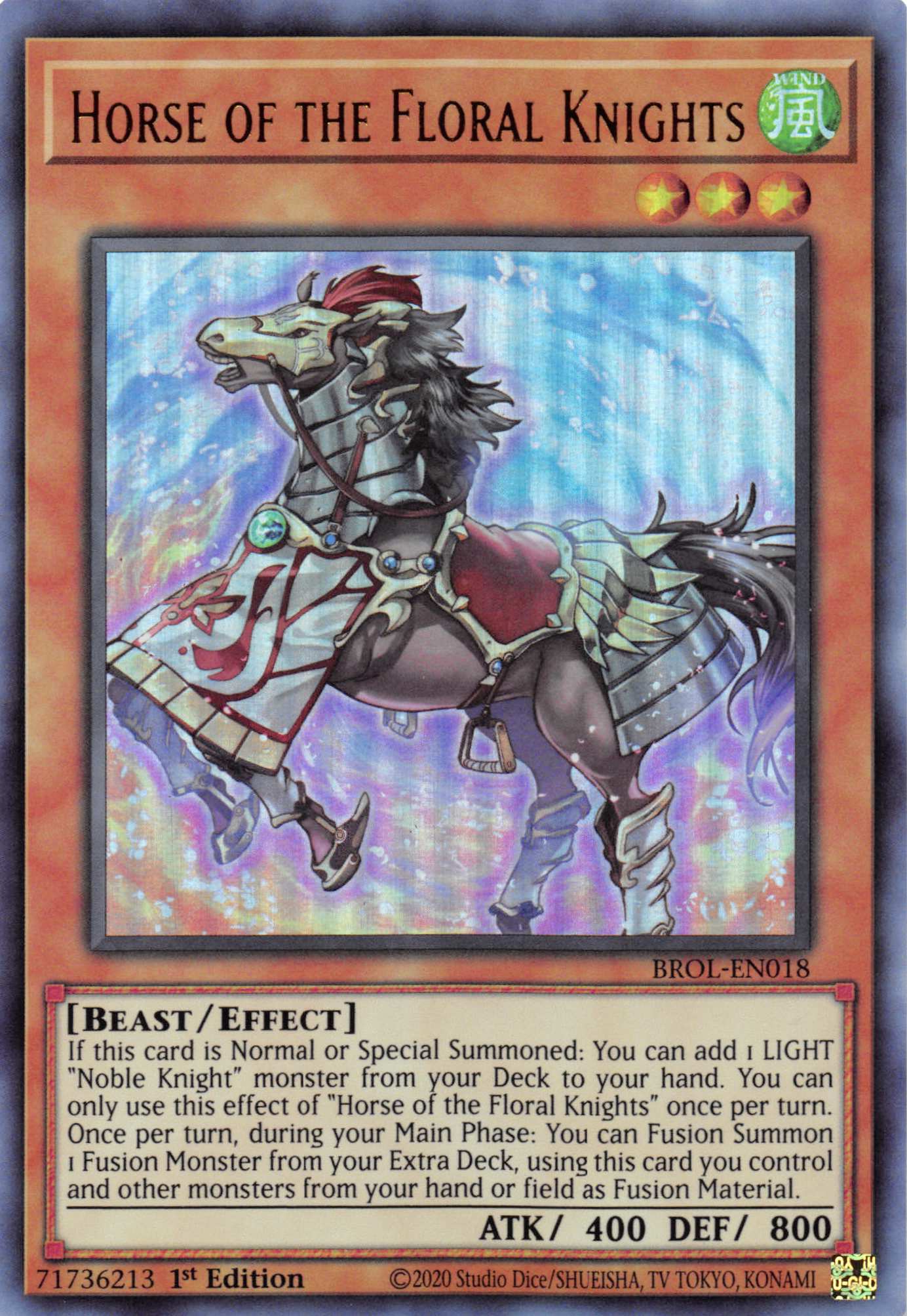 Horse of the Floral Knights [BROL-EN018] Ultra Rare | Odin's Place