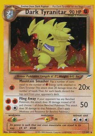 Dark Tyranitar (11/105) [Neo Destiny Unlimited] | Odin's Place