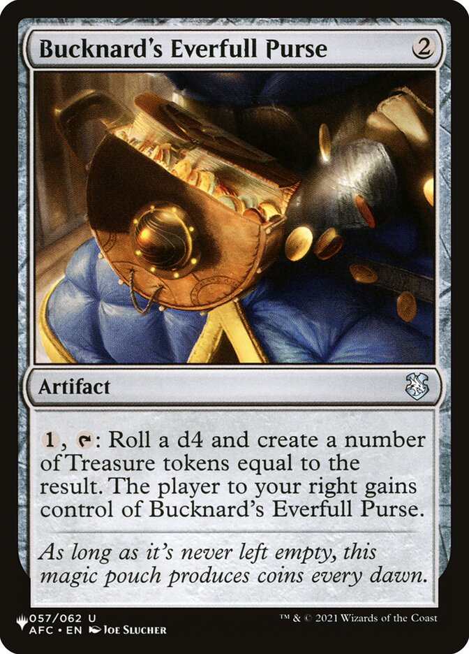 Bucknard's Everfull Purse [The List] | Odin's Place