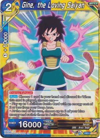Gine, the Loving Saiyan (DB3-120) [Giant Force] | Odin's Place