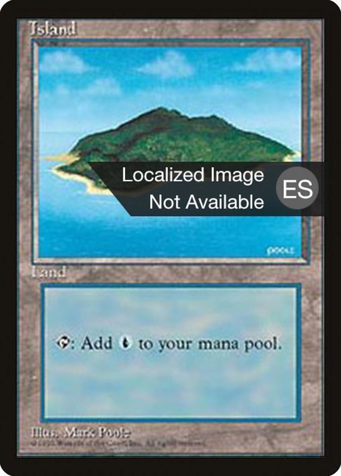 Island (B) [Fourth Edition (Foreign Black Border)] | Odin's Place