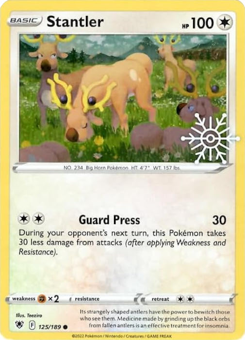 Stantler (125/189) (Holiday Calendar) [Sword & Shield: Astral Radiance] | Odin's Place