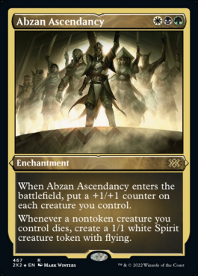 Abzan Ascendancy (Foil Etched) [Double Masters 2022] | Odin's Place