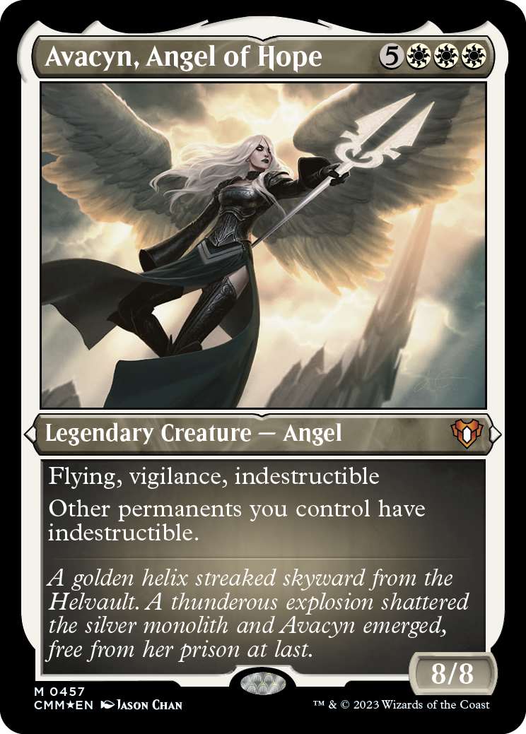 Avacyn, Angel of Hope (Foil Etched) [Commander Masters] | Odin's Place