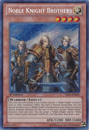 Noble Knight Brothers [PRIO-EN081] Secret Rare | Odin's Place