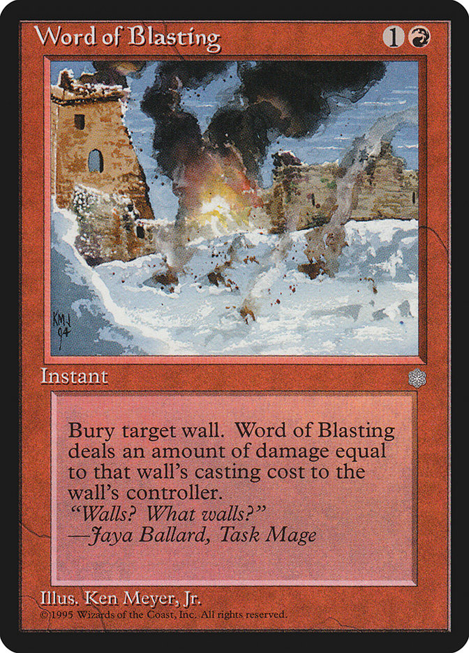Word of Blasting (224) [Ice Age] | Odin's Place