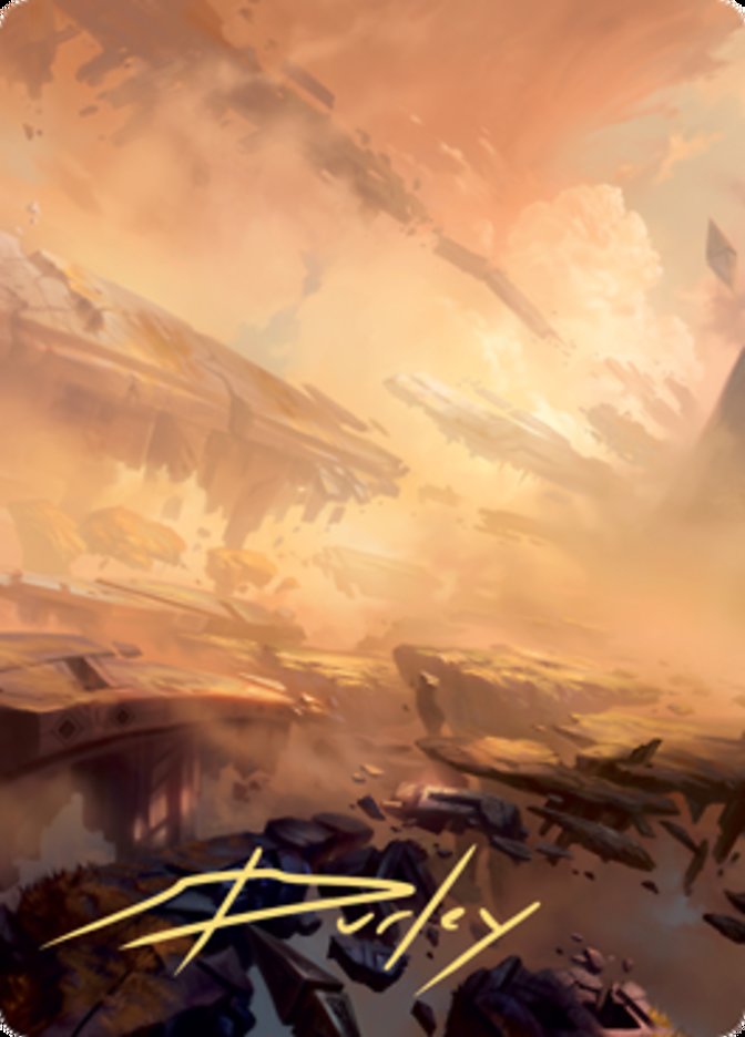 Plains 1 Art Card (Gold-Stamped Signature) [Zendikar Rising Art Series] | Odin's Place