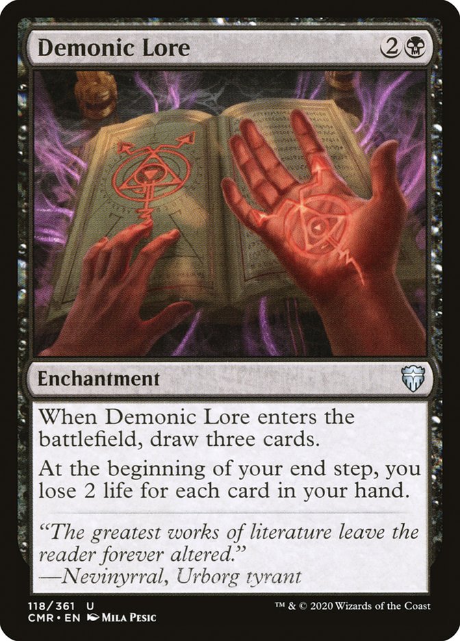 Demonic Lore [Commander Legends] | Odin's Place