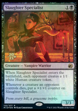Slaughter Specialist [Innistrad: Midnight Hunt Prerelease Promos] | Odin's Place